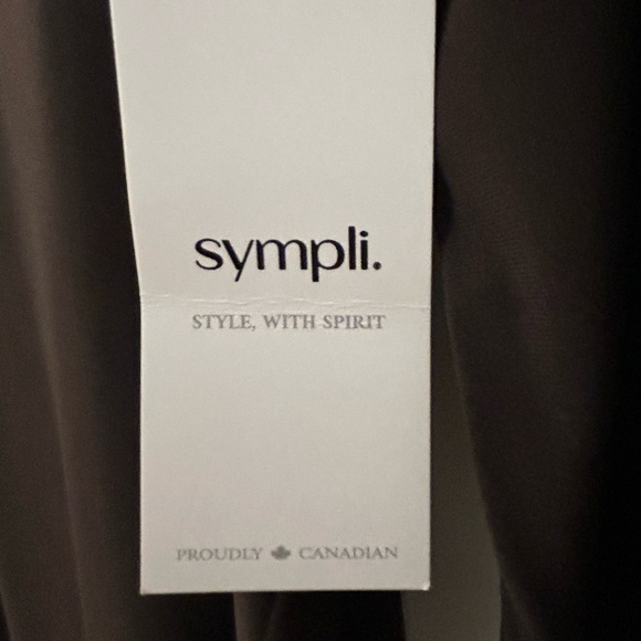 Sympli Quest Angle Top Sz 8 Top Brown Lagenlook Minimalist Chic‎ 3/4 Sleeve NWT - Picture 5 of 10